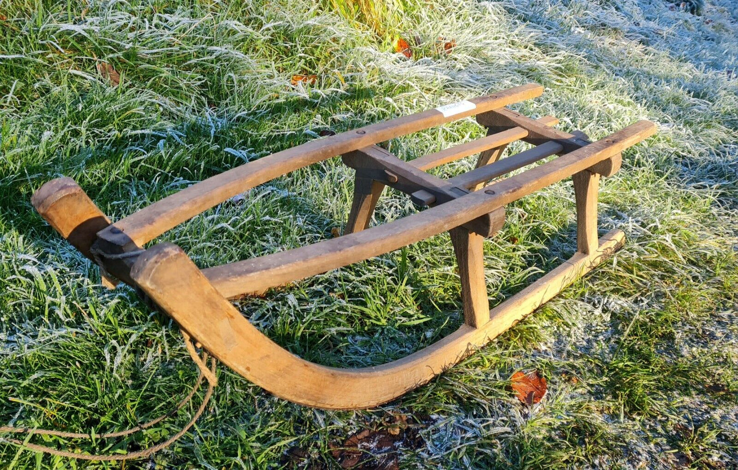 Vintage authentic German childs sledge - Prancer