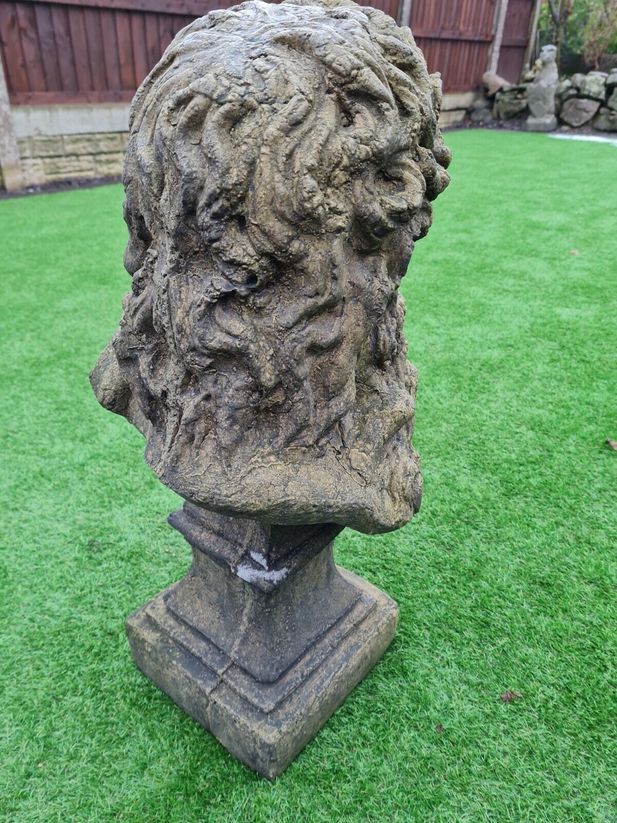 Greek God Zeus English Stone Statue - Free UK Delivery