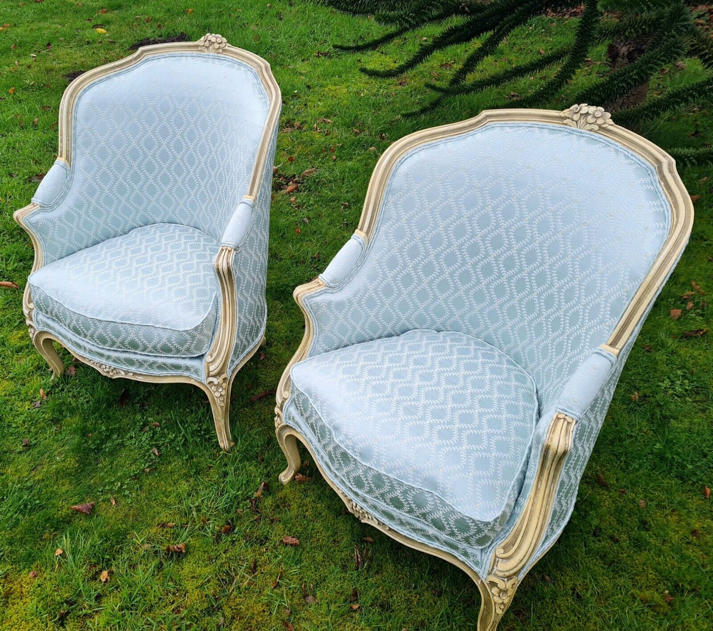 FRENCH REGENCY BEGERE LOUIS XV STYLE CHAIRS