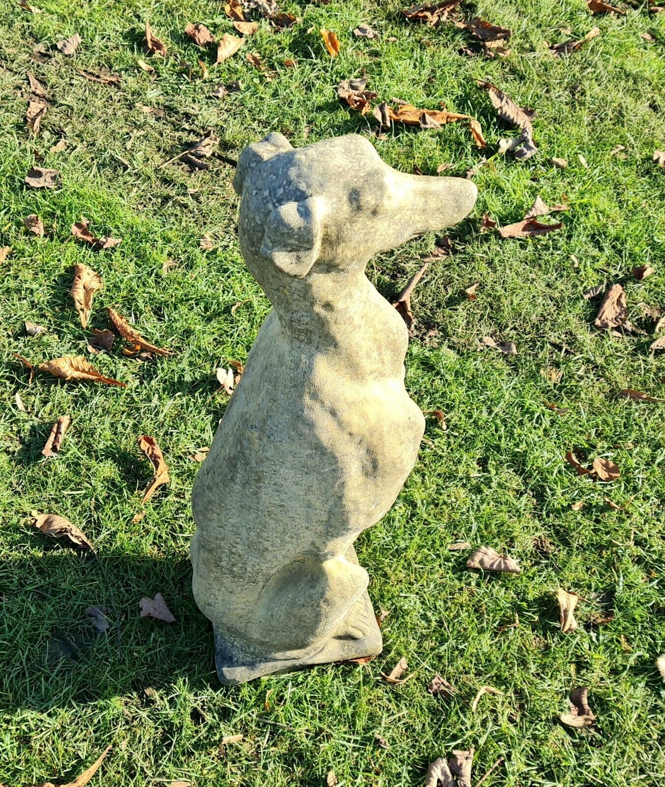 Greyhound English Stone garden ornament