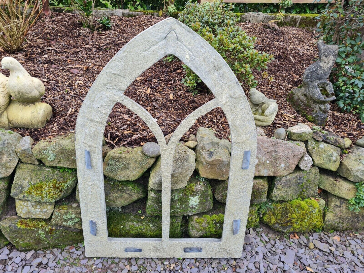 English Stone Church Arch Window Frame