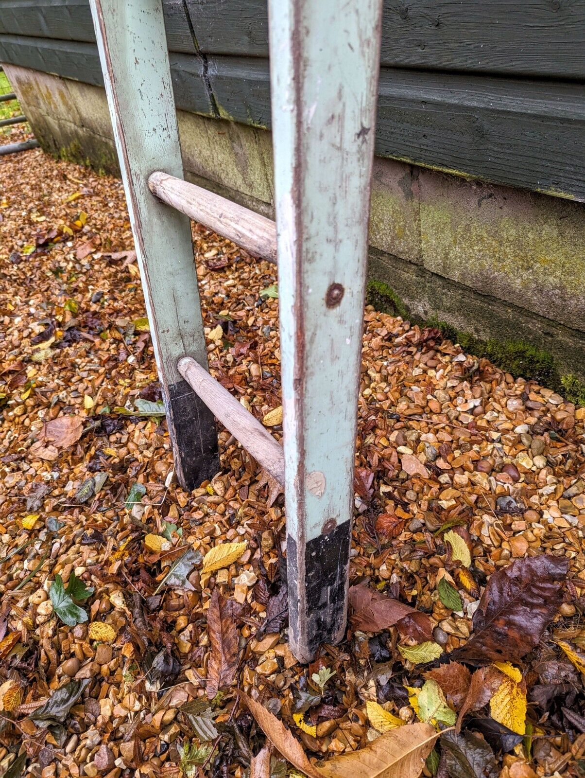 Vintage FRENCH LADDER CIRCA 1950s - Free UK Delivery