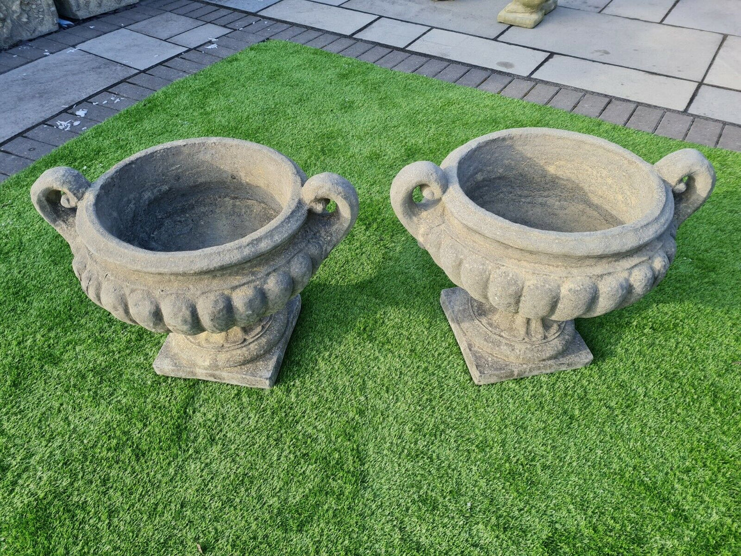 English Stone Garden Urns/Planters