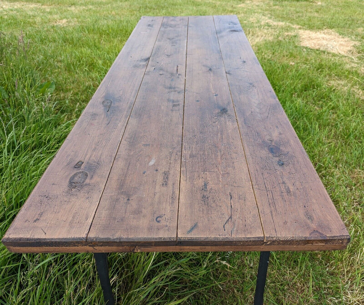 VINTAGE FOLDING ANTIQUE SUNDAY SCHOOL TABLE