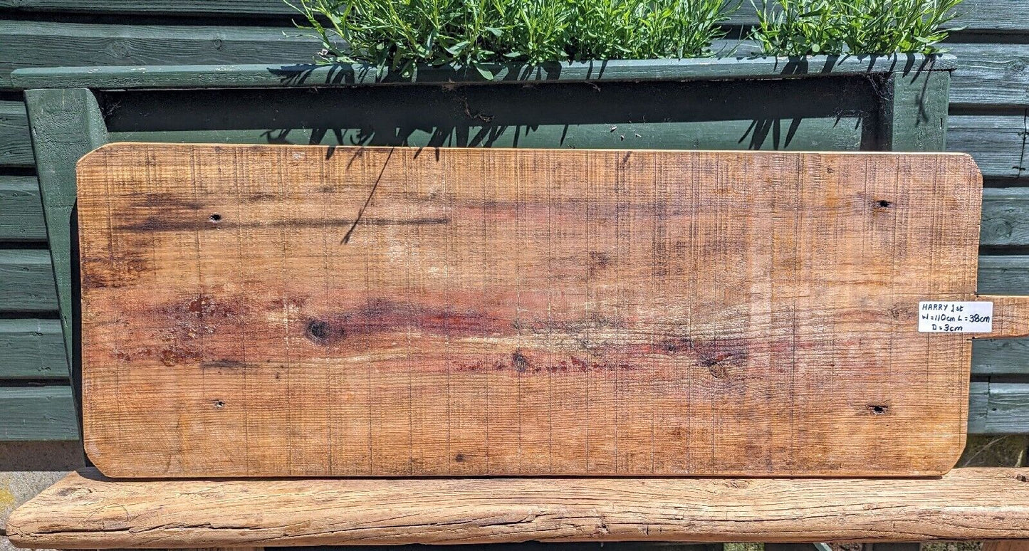 Long rustic European chopping board