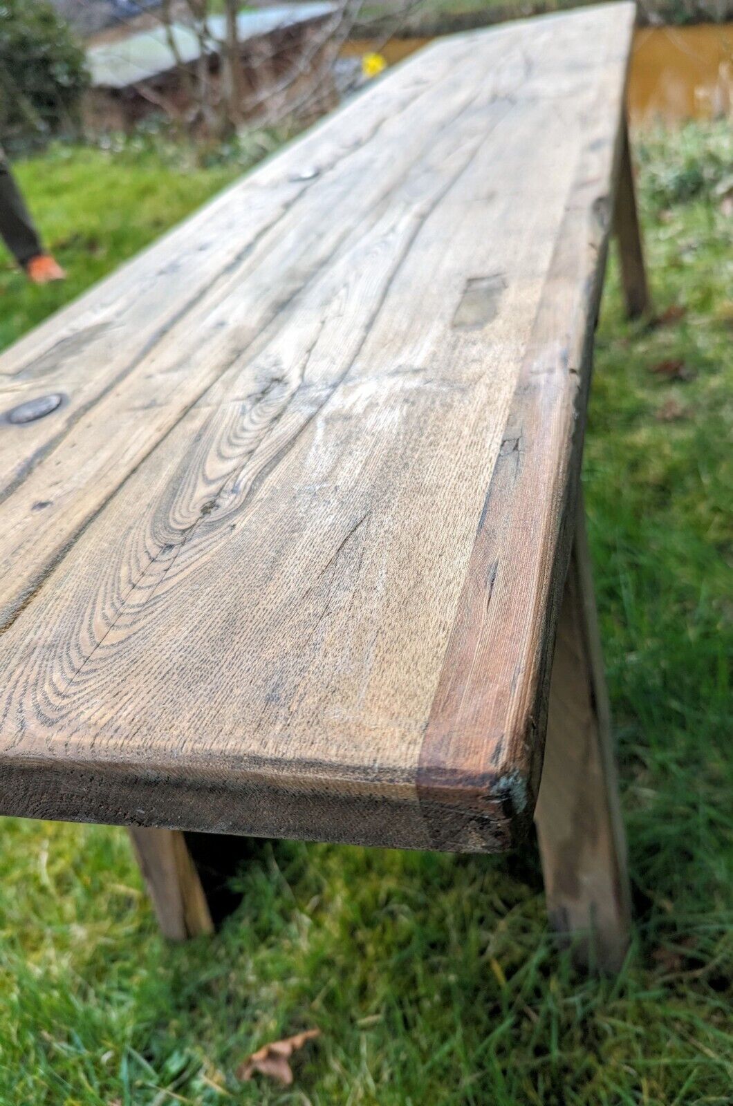 Vintage Rustic reclaimed Elm Large Bench (Dua Lipa) - Delivery Available