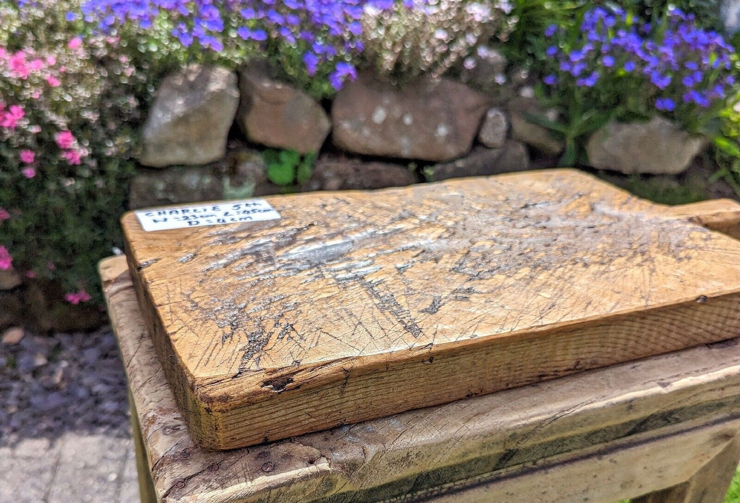 RUSTIC VINTAGE EUROPEAN CHOPPING FOOD BOARD - CHARLIE 5th