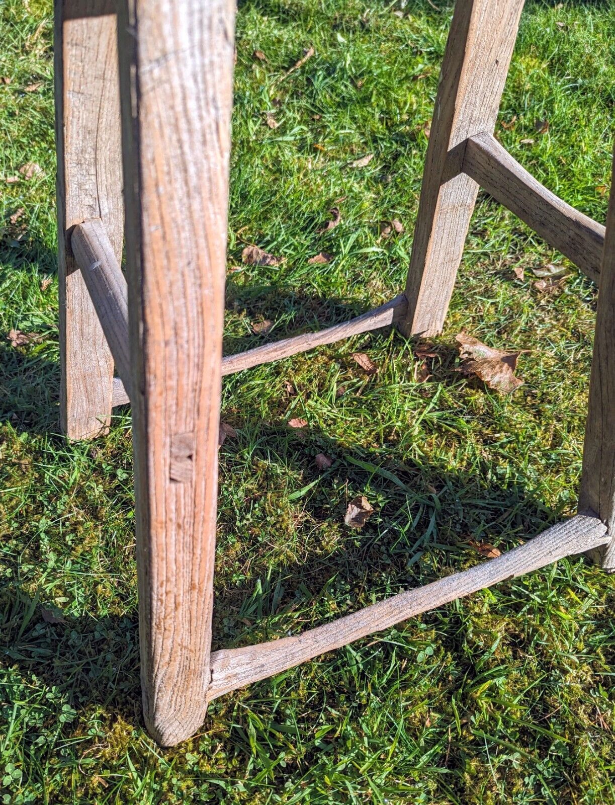 RUSTIC ELM STOOL/SIDE TABLE - BEYONCE