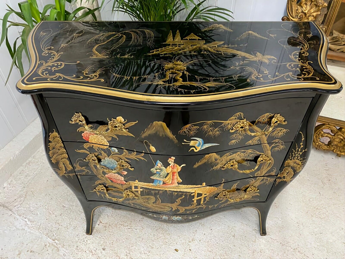 Antique Hand Painted Chinese Chest