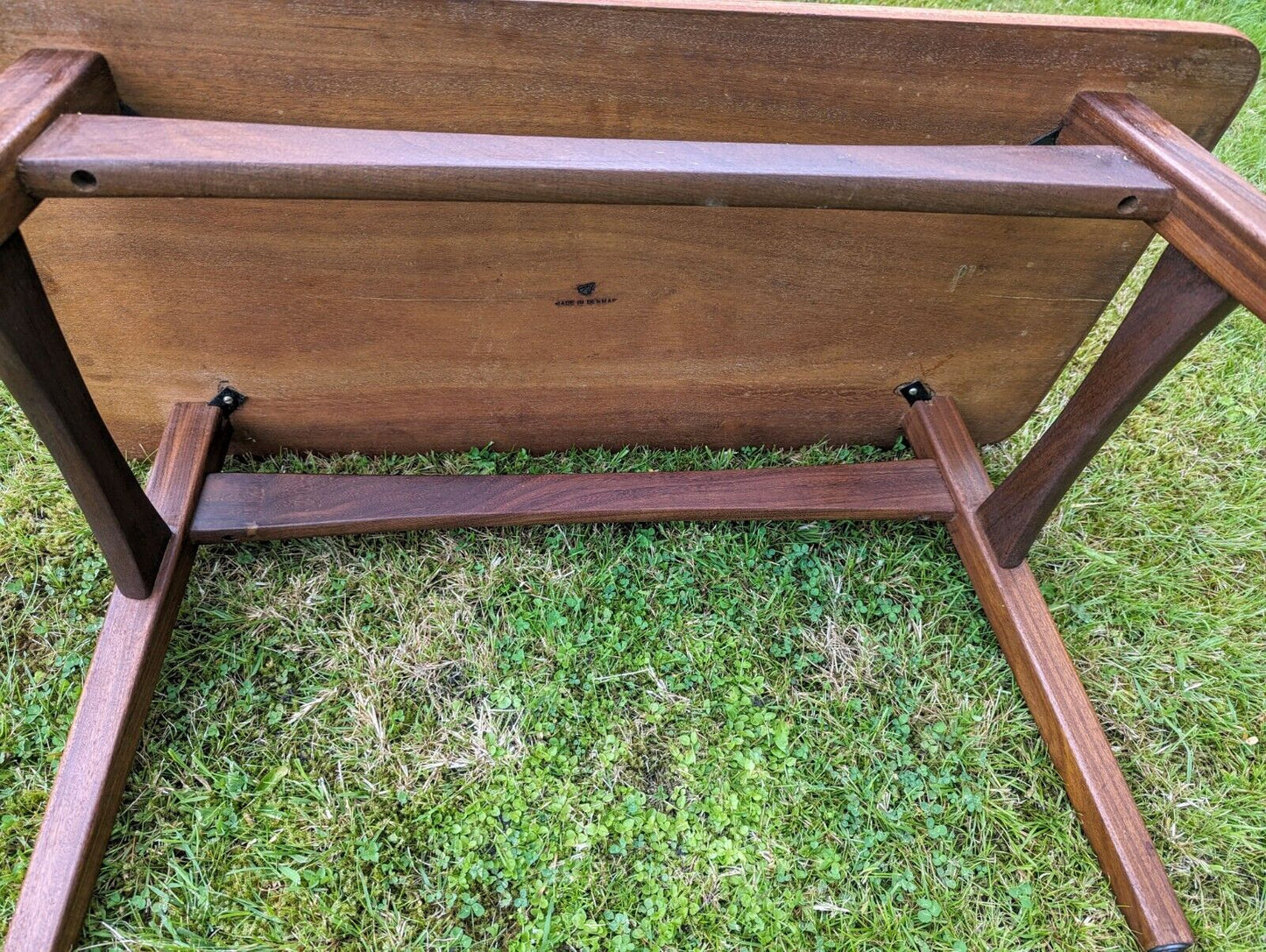 Mid 20th century danish table on casters - Free UK Delivery